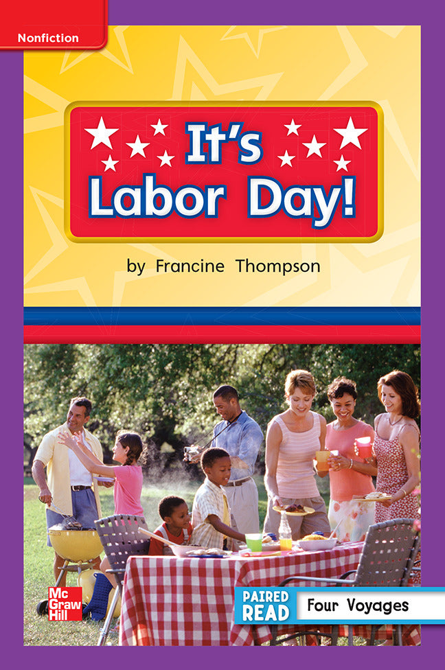 Reading Wonders Grade 1 Leveled Reader Its Labor Day Beyond Unit 6 6 Pack