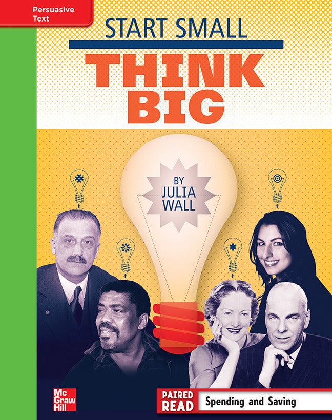 Reading Wonders Grade 4 Leveled Reader Start Small Think Big Beyond Unit 1 6 Pack