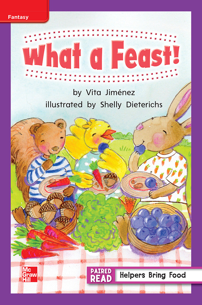 Reading Wonders Grade 1 Leveled Reader What A Feast On Level Unit 6 6 Pack