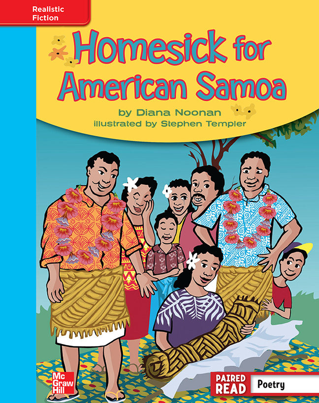 Reading Wonders Grade 4 Leveled Reader Homesick For American Samoa On Level Unit 6 6 Pack