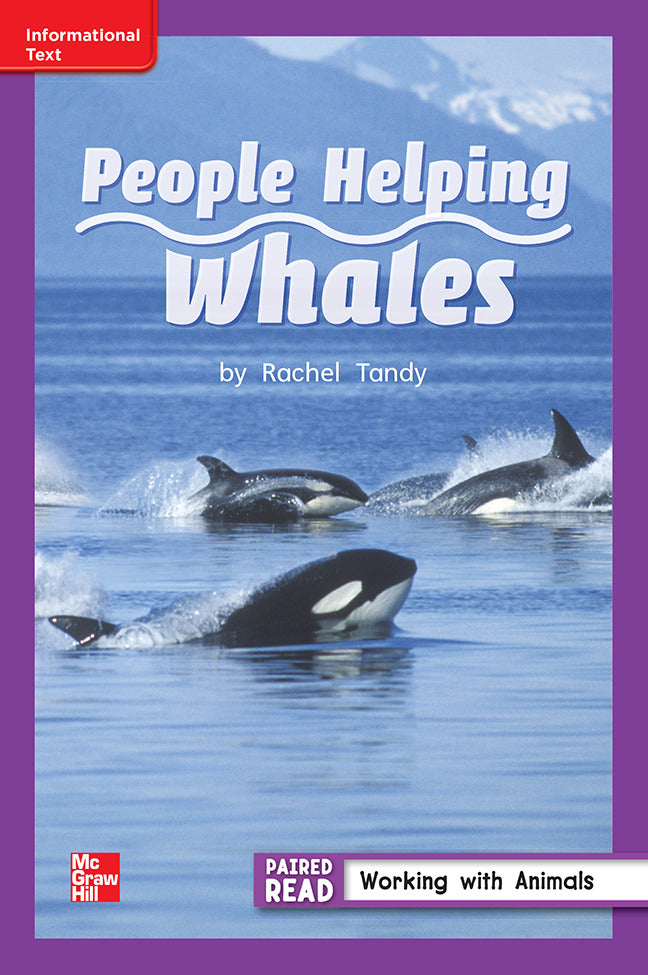 Reading Wonders Grade 2 Leveled Reader People Helping Whales Beyond Unit 1 6 Pack