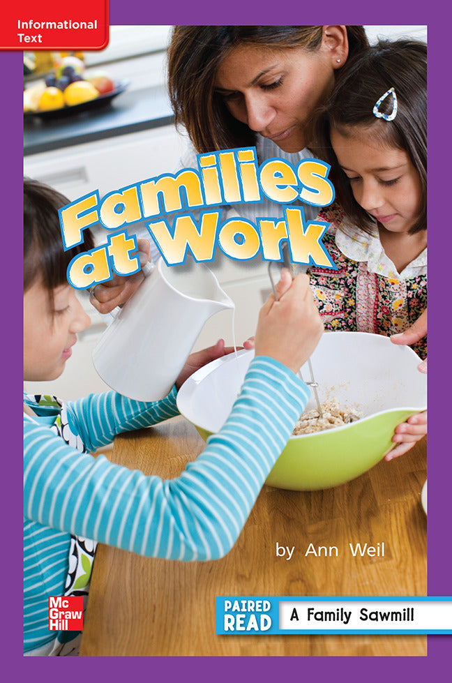 Reading Wonders Grade 2 Leveled Reader Families At Work Ell Unit 1 6 Pack