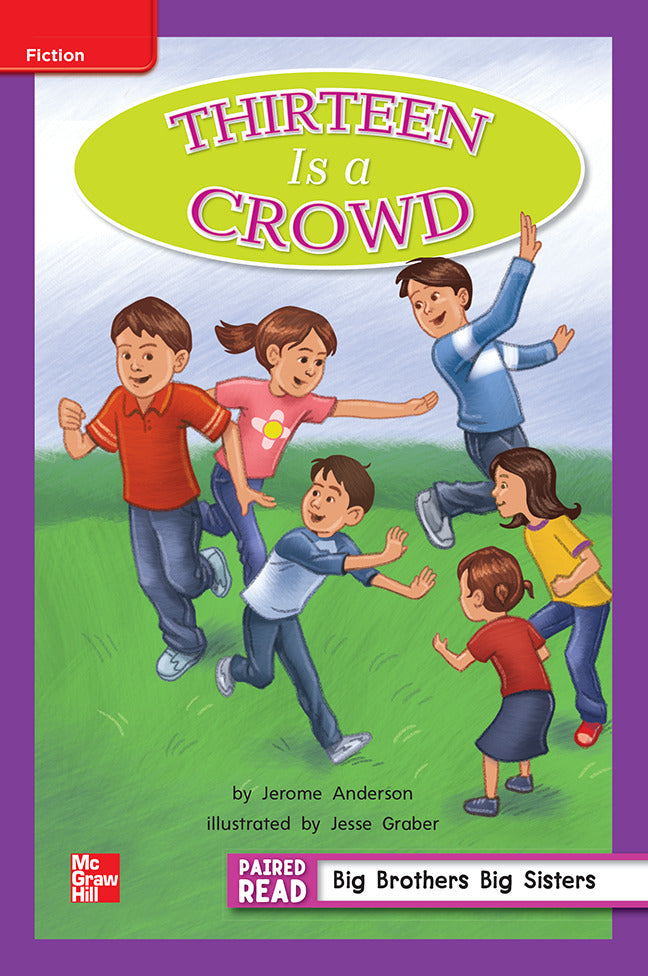 Reading Wonders Grade 2 Leveled Reader Thirteen Is A Crowd On Level Unit 5 6 Pack