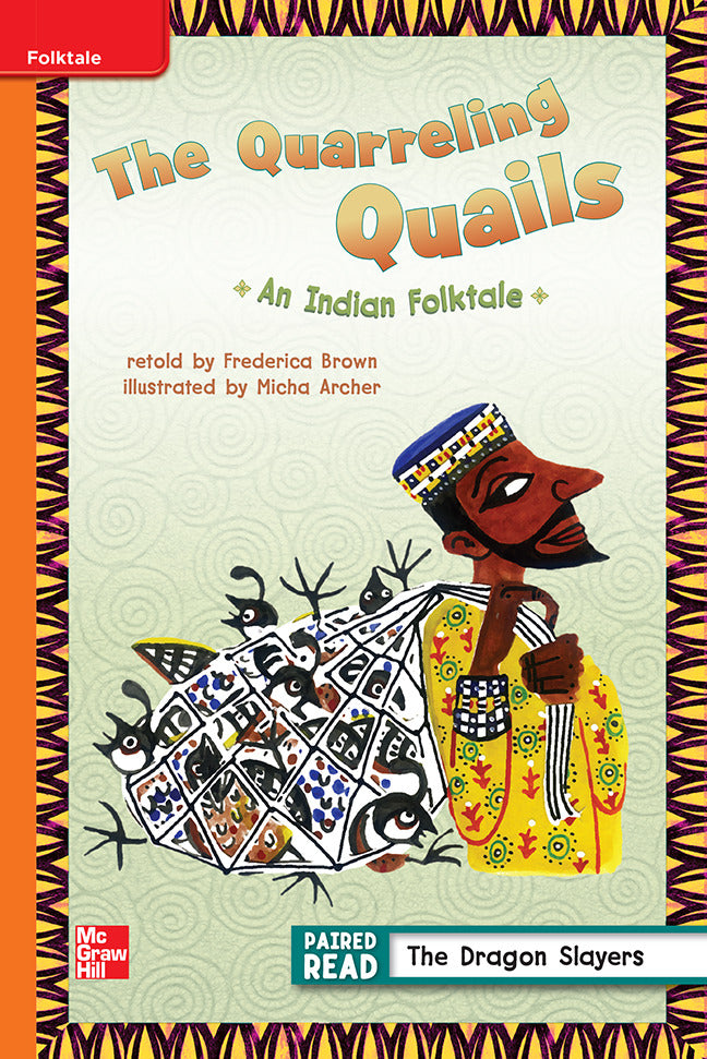 Reading Wonders Grade 3 Leveled Reader The Quarrelling Quails An Indian Folktale Approaching Unit 2 6 Pack