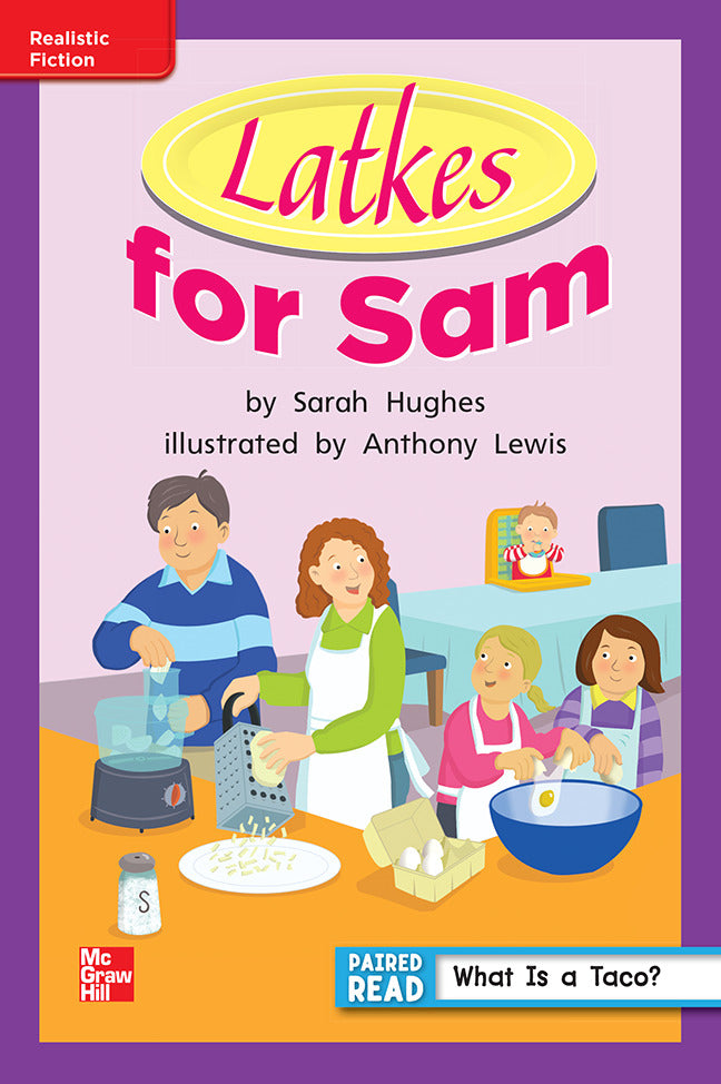 Reading Wonders Grade 1 Leveled Reader Latkes For Sam Ell Unit 6 6 Pack