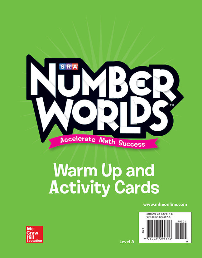 Number Worlds Level A Activity & Warmup Cards