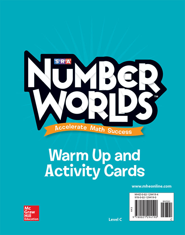 Number Worlds Level C Activity & Warmup Cards