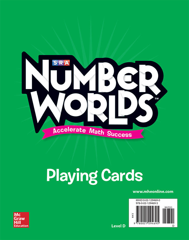 Number Worlds Level D Playing Cards