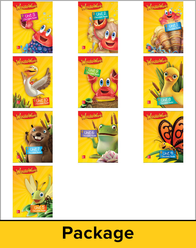 Reading Wonderworks Decodable Reader Package 6pk Grade K