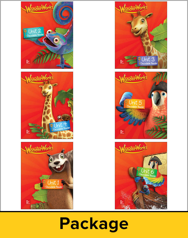 Reading Wonderworks Decodable Reader Package 6pk Grade 1