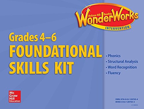 Reading Wonderworks Foundational Skills Kits Grades 4-6 (READING INTERVENTION) [Product Bundle] McGraw Hill