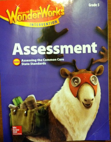 Reading Wonderworks Assessment Black Line Masters Grade 5 (READING INTERVENTION) [Paperback] McGraw Hill