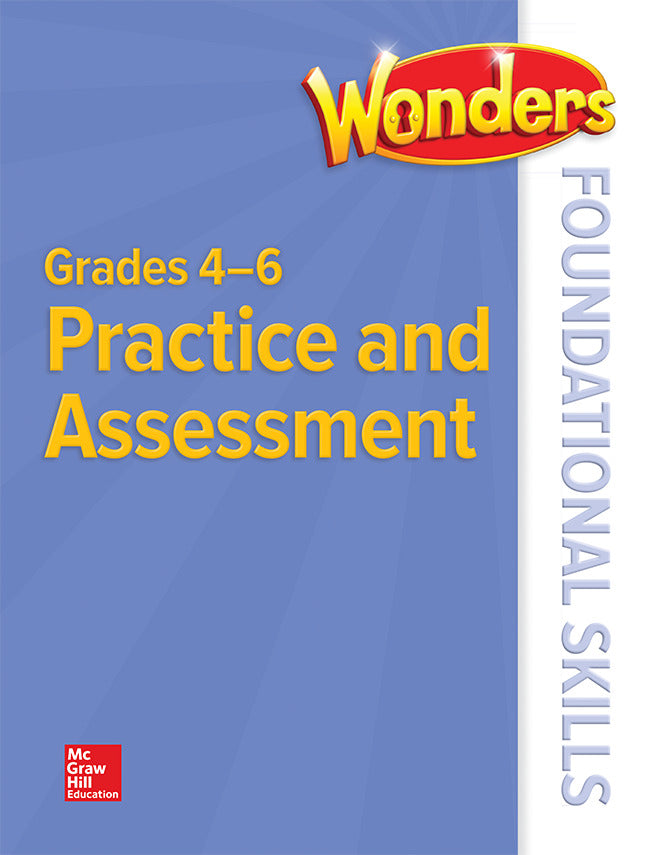 Reading Wonderworks Foundational Skills Practice Black Line Masters Grade 4 6