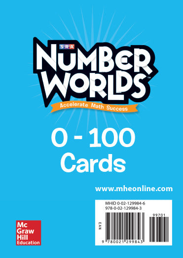 Number Worlds 0 100 Cards