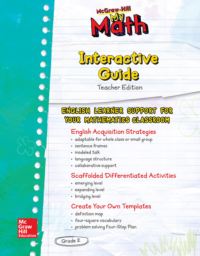 Mh My Math Eld Te Grade 2
