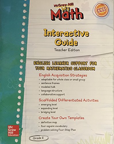 My Math Interactive Guide Teacher Edition [Paperback] McGraw-Hill Education and Visual Kinestetic Vocabulary