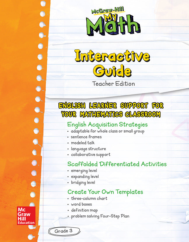 Mh My Math Eld Te Grade 3
