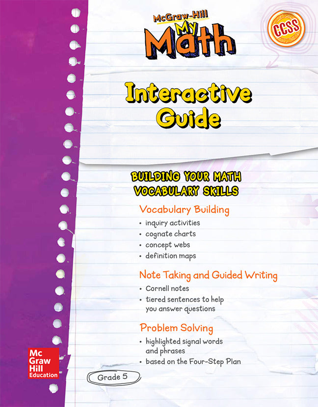 Mh My Math Eld Se Grade 5