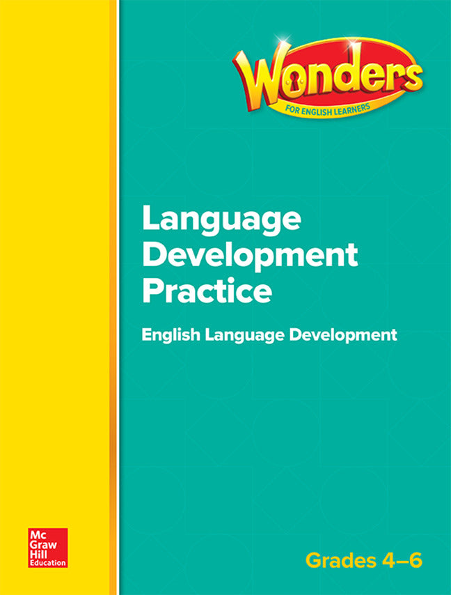 Wonders For English Learners G4 6 Language Development Practice Blm