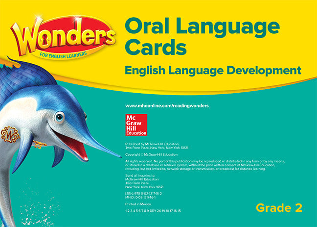 Wonders For English Learners G2 Oral Language Cards
