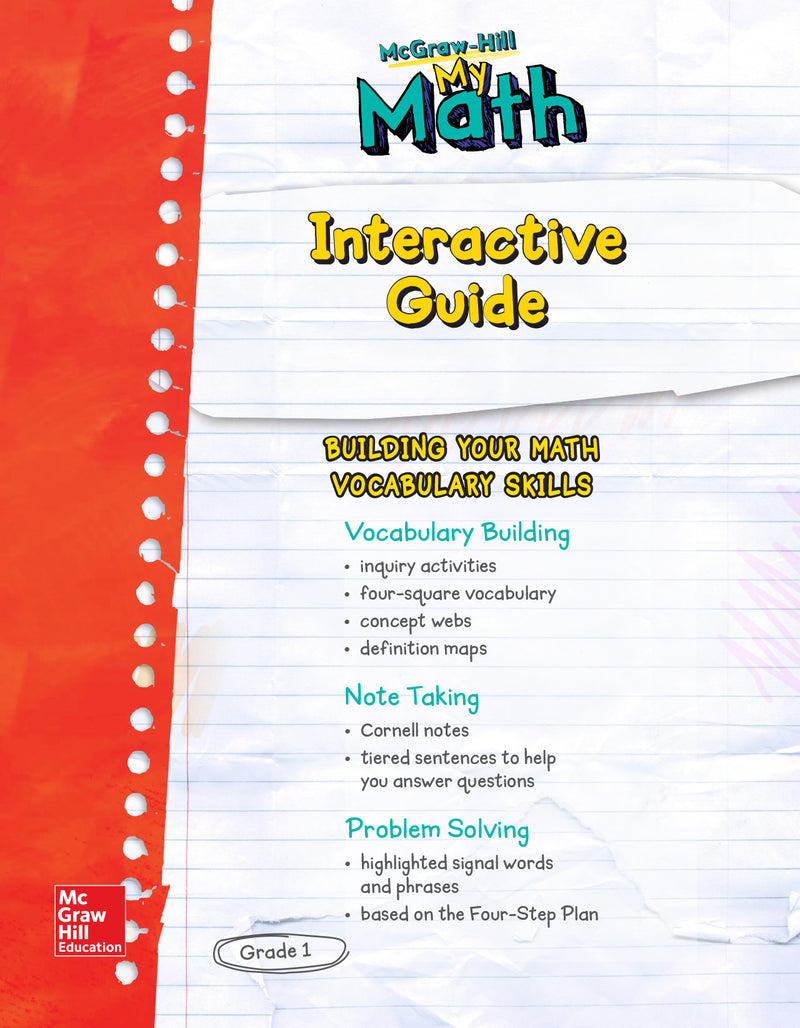 Mh My Math Eld Se Grade 1