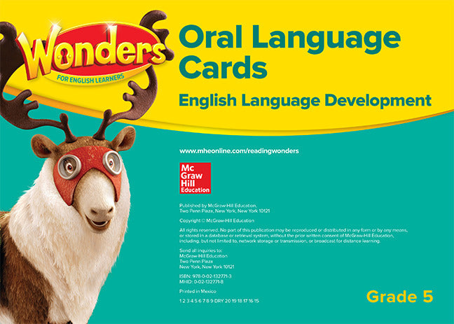 Wonders For English Learners G5 Oral Language Cards