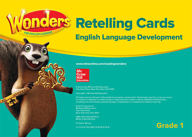 Reading Wonders For English Learners G1 Retelling Cards