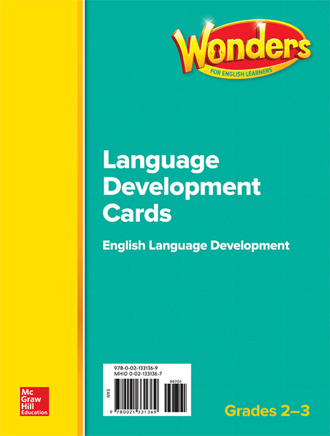 Wonders For English Learners G2 3 Language Development Cards