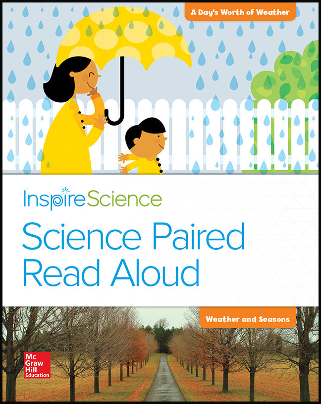 Inspire Science Grade K Science Paired Read Aloud A Days Worth Of Weather   Weather & Seasons