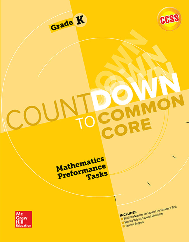 Mh My Math Countdown To Common Core Grade K