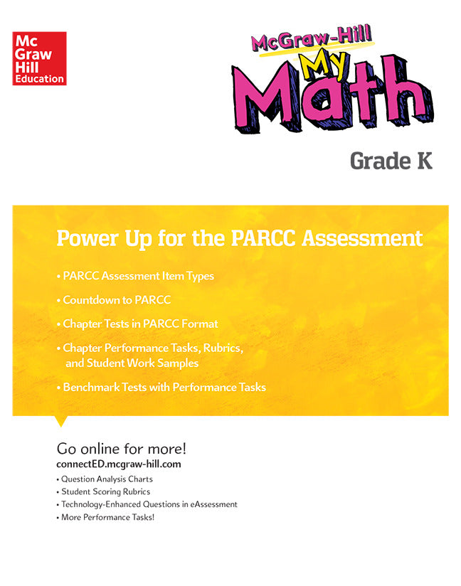Mh My Math Grade K Power Up For Parcc Assessment