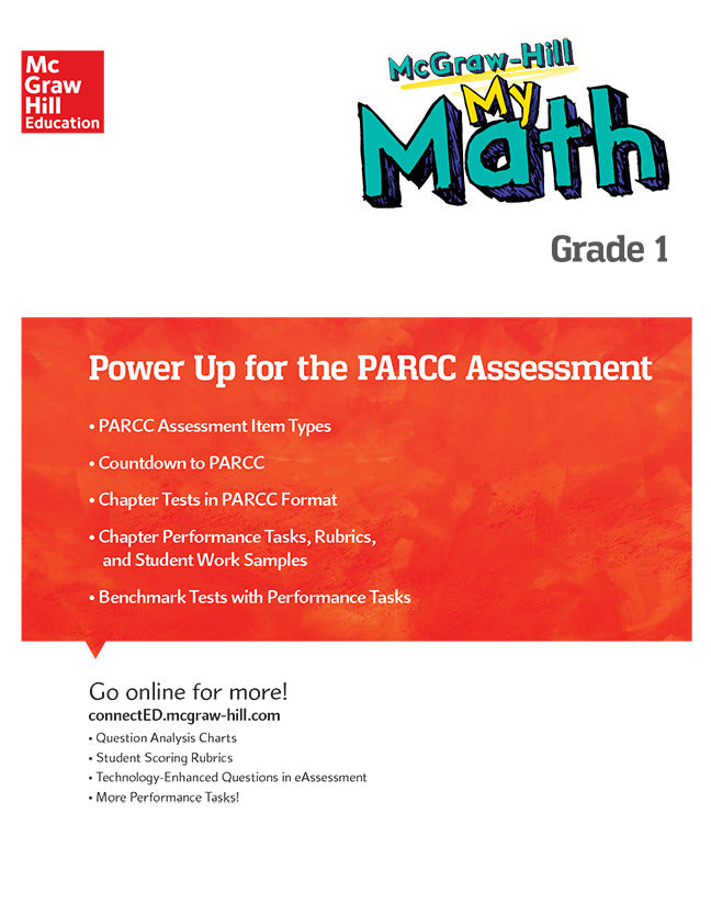 Mh My Math Grade 1 Power Up For Parcc Assessment