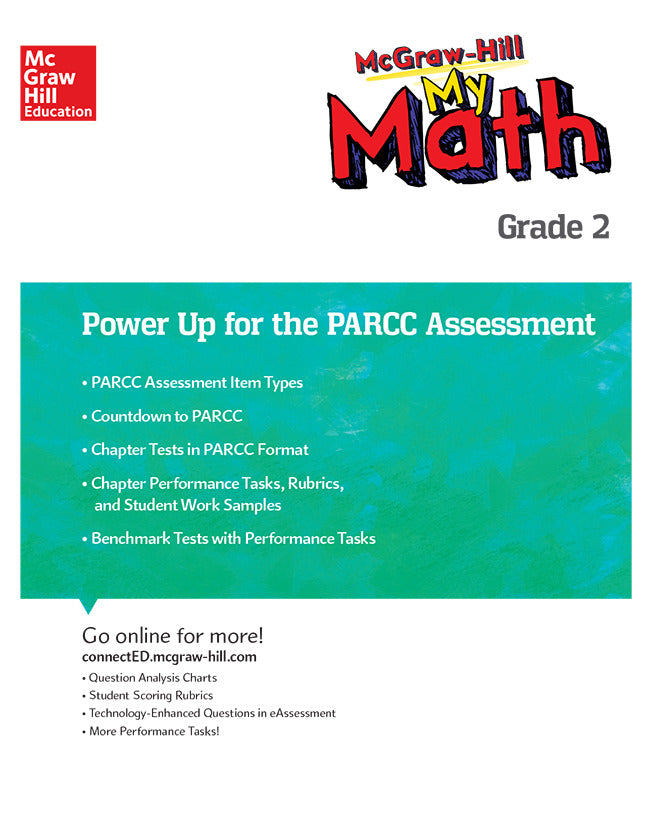 Mh My Math Grade 2 Power Up For Parcc Assessment