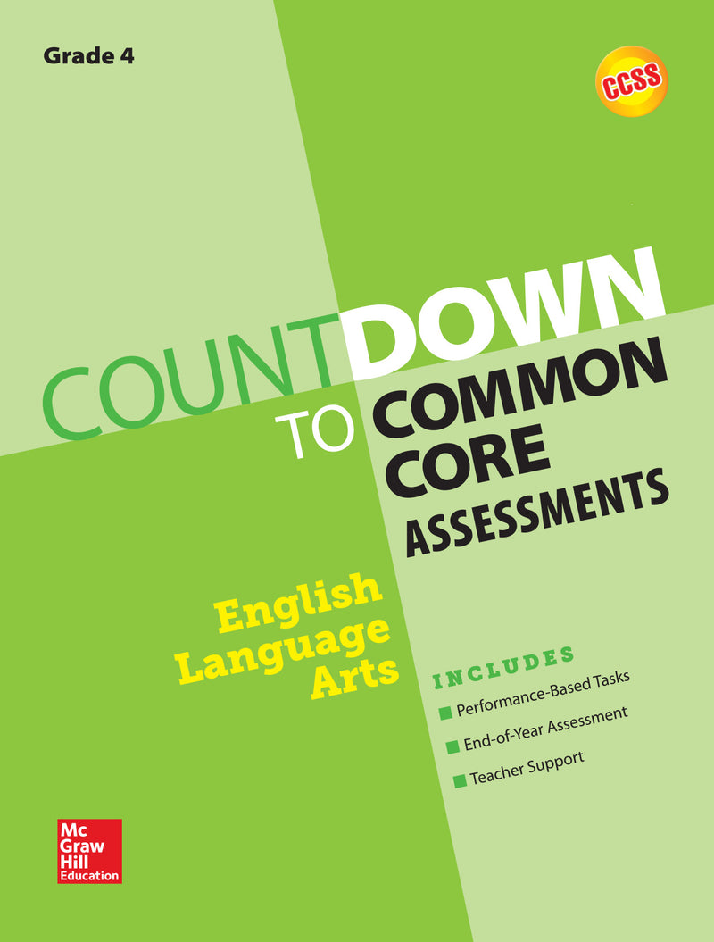 Countdown To Common Core Assessments Grade 4 Ela