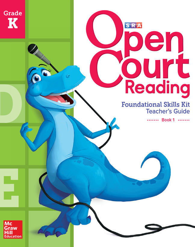 Open Court Reading Foundational Skills Kit Teacher Guide Volume 1 Grade K