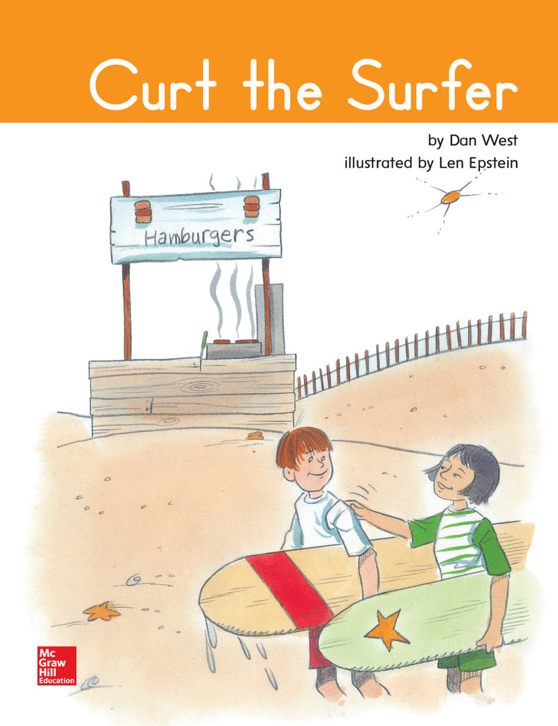 Open Court Reading Grade 1 Practice Decodable 42 Curt The Surfer