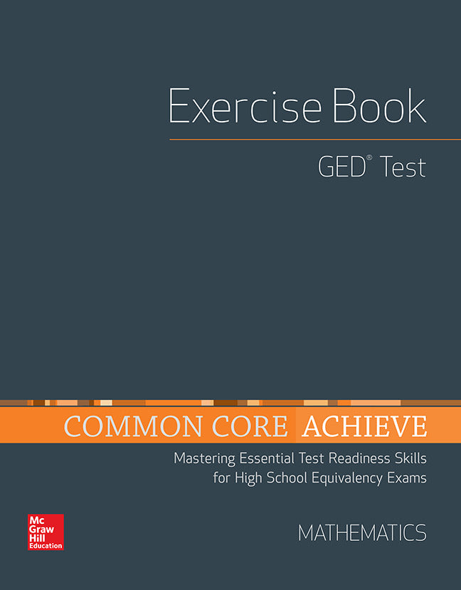 Common Core Achieve Ged Exercise Book Mathematics