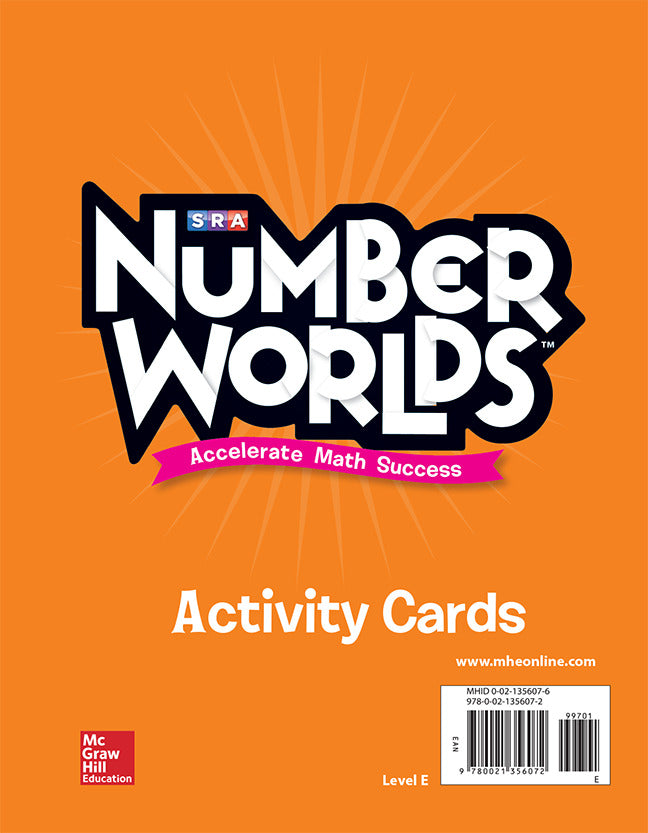 Number Worlds Level E Activity Cards