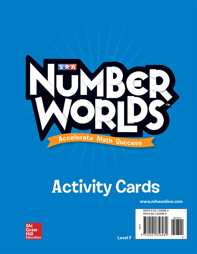 Number Worlds Level F Activity Cards