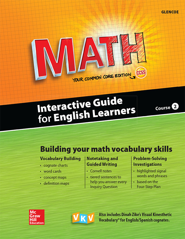 Glencoe Math Course 2 Interactive Guide For English Learners Student Edition