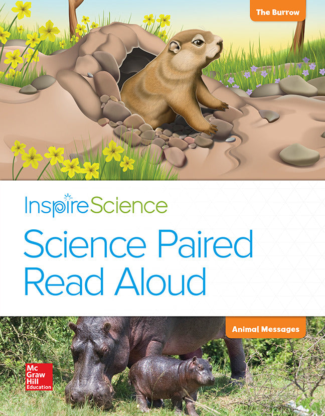 Inspire Science Grade 1 Science Paired Read Aloud The Burrow   Animal Messages