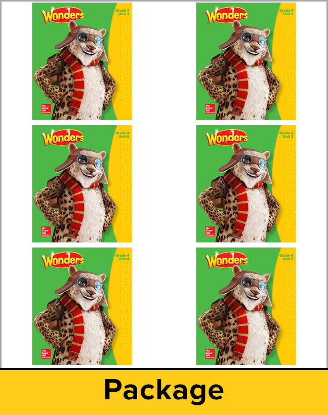 Wonders Grade 4 Teachers Edition Package