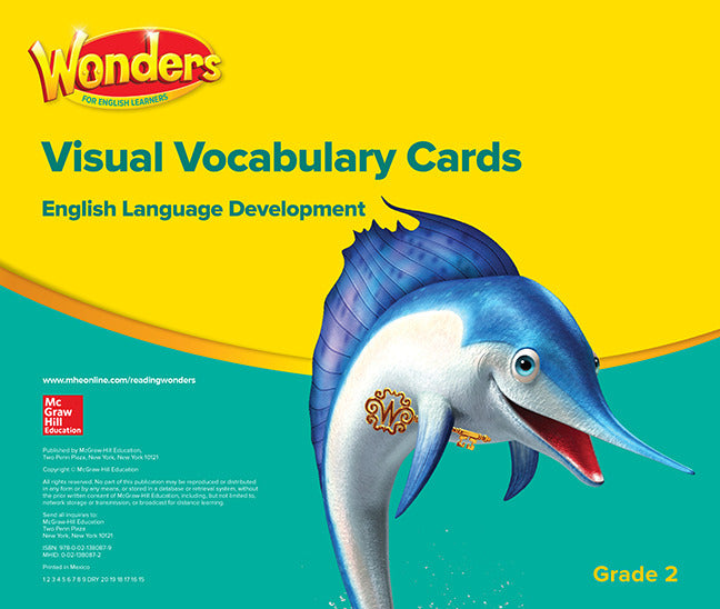 Reading Wonders For English Learners Visual Vocabulary Cards Grade 2
