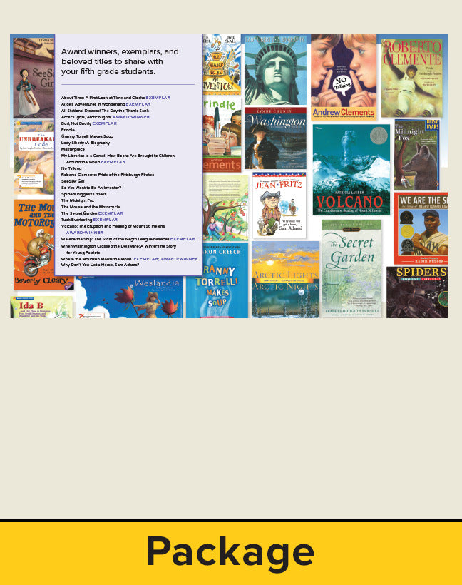 Wonders Classroom Trade Book Library Package Grade 5
