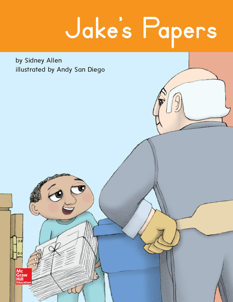 Open Court Reading Grade 1 Practice Decodable 51 Jakes Papers