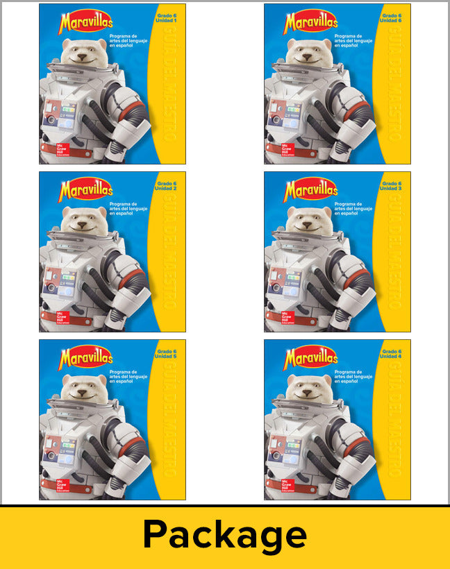 Lectura Maravillas Grade 6 Teachers Edition Package