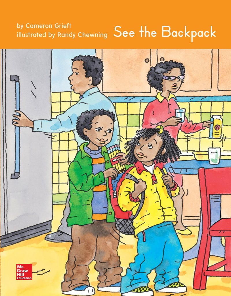 Open Court Reading Grade 1 Practice Decodable 1 See The Backpack