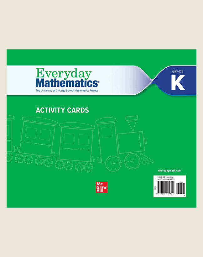 Everyday Mathematics 4 Grade K Activity Cards 4e