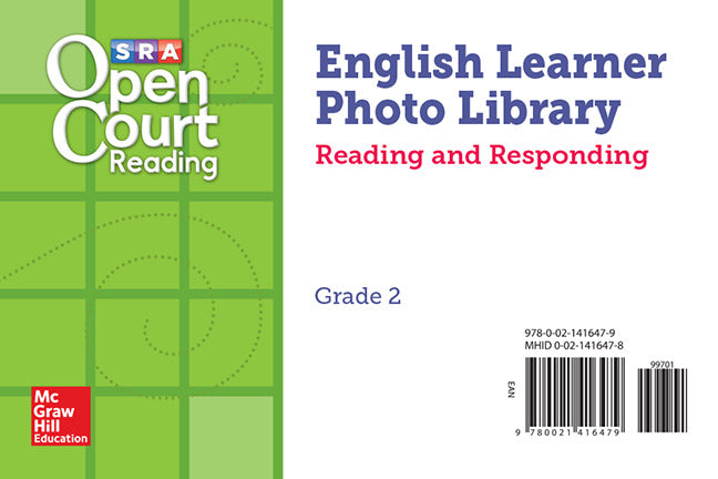 Open Court Reading El Photo Library Reading & Responding Card Set Grade 2