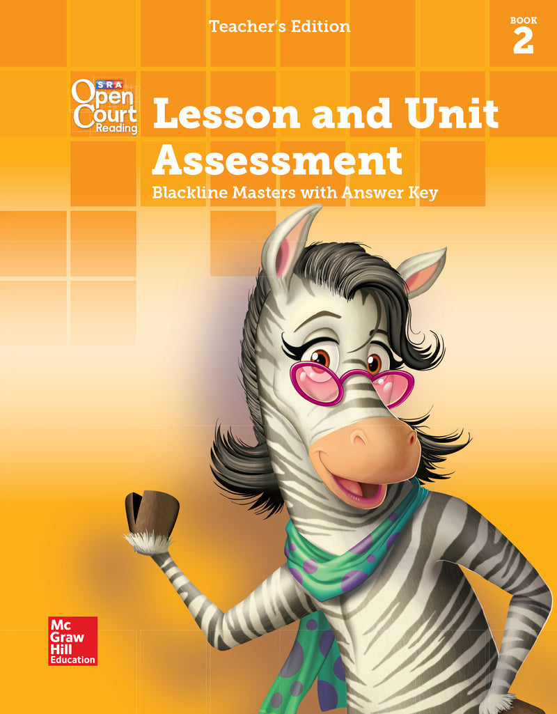 Open Court Reading Grade 1 Lesson & Unit Assessment Blms With Answer Key Book 2